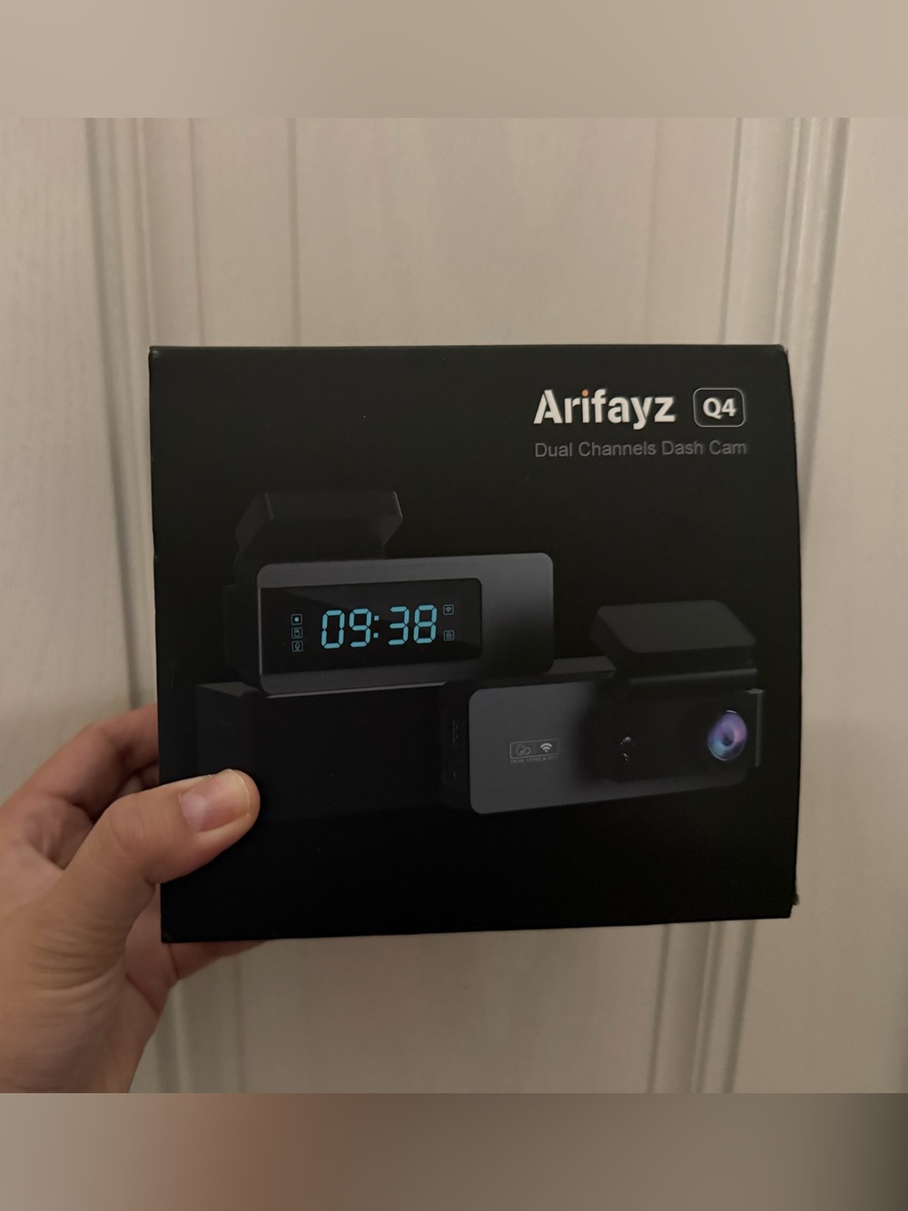 Arifayz Q4 Dual-Channel Dash Cam – Black